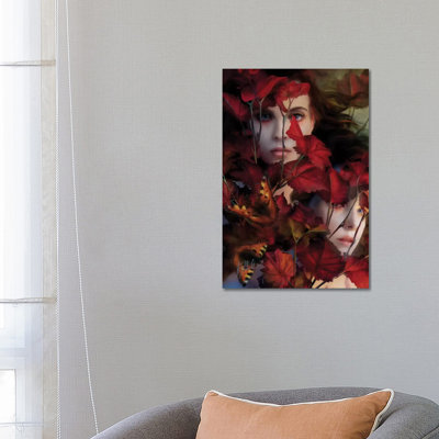 Just The Wind In The Trees by Bente Schlick - Wrapped Canvas Print