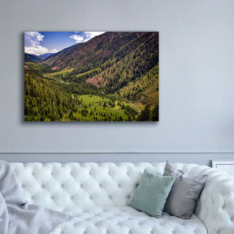 «Sun Valley Ii» par Rick Berk, art mural sur toile, H 40 po x l 60 po x P 1,5 po