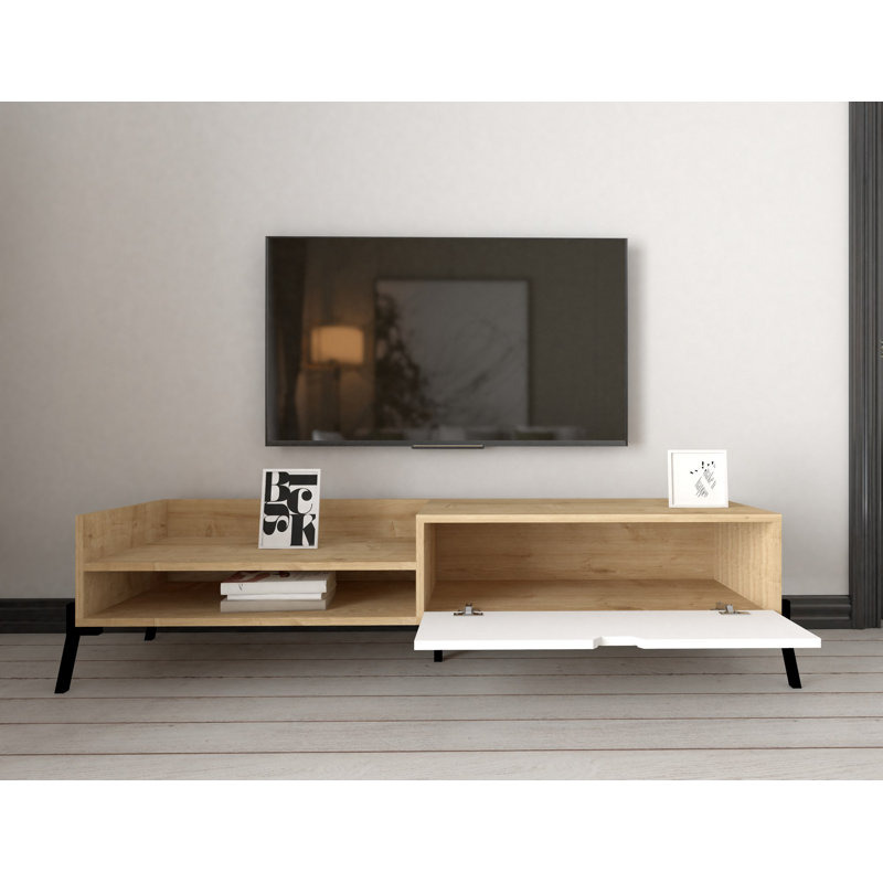 Ensemble de meubles de salon, Naturel / Blanc