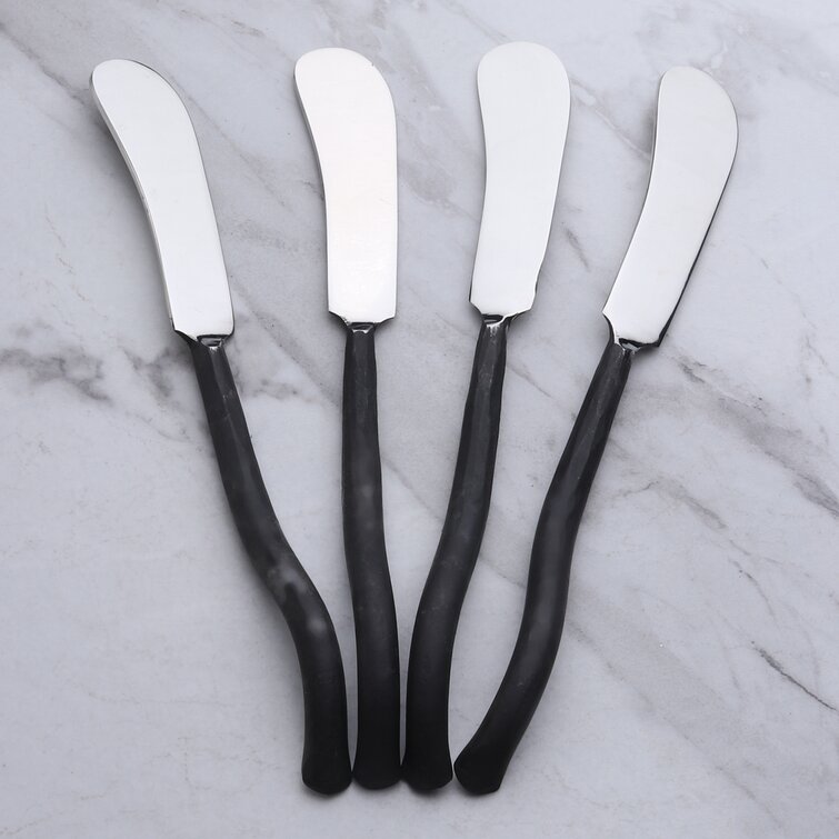 Shirleyan Design Burnt Black Pastry Fork 4 PCS. Set 17 Stories