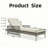 6-Position Adjustable Outdoor Wicker Chaise Lounge, Patio Reclining Lounge Chair With Included Cushion-1184230232