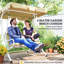 Outsunny Bench Pad Garden Swing Chair Cushion-942552079-942552077