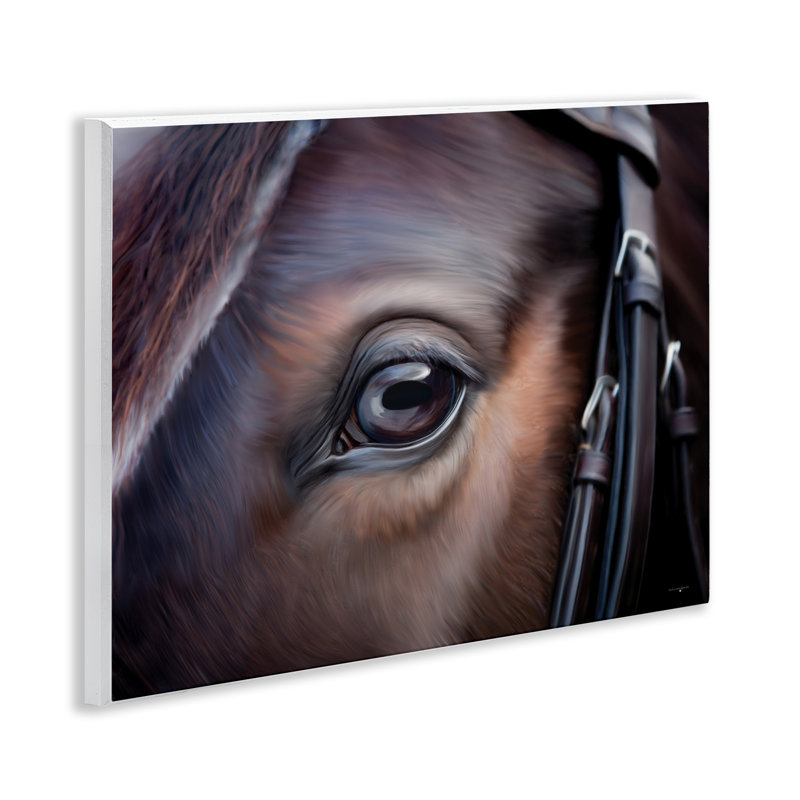 Plaque murale «Equine Gaze Close Up», design par Seven Trees Design