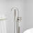 Waterfall Single Handle Floor Mount Freestanding Tub Faucet Bathtub Filler With Hand Shower-103530655