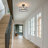 Baconton Crystal Semi Flush Mount