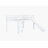 White Watsons Low Loft Bed With Slide, Ladder & Safety Guardrails, Durable Rubber Wood Structure-1679920499