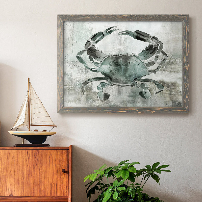 Crabe neutre II, Gris, H 18 po x l 26 po x P 1,5 po