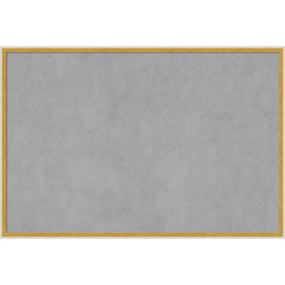 Paige White Gold Framed Magnetic Board -  Amanti Art, A14008289114