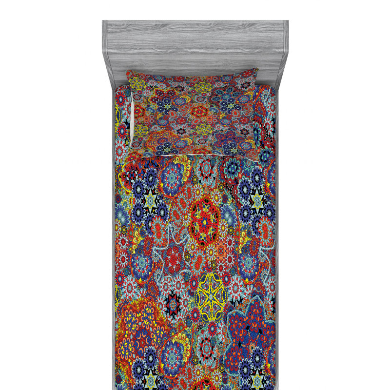 Microfiber Floral Pillowcase, Twin Pillowcase