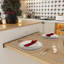 Îlot de cuisine de 80 pouces avec table de salle à manger, comptoir en bois massif avec prise de courant, chariot de rangement mobile avec armoire et 2 tiroirs, table de préparation pour la cuisine (blanc)