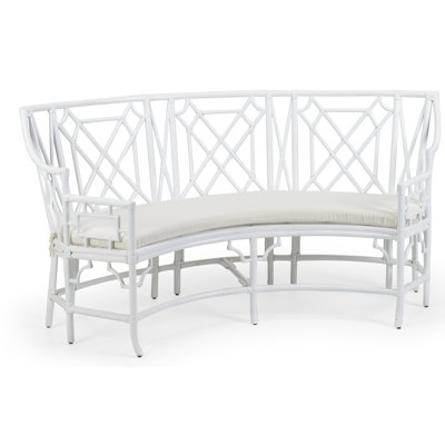 Wild 75" Recessed Arm Settee