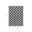 Tapis intérieur lavable à pois noir 5 pi x 8 pi