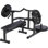 Machine de presse de 1050 lb avec accoudoirs, machine de presse de banc avec banc plat indépendant, support de presse à banc robuste pour la salle de gym à domicile, équipement d'entraînement de la commode