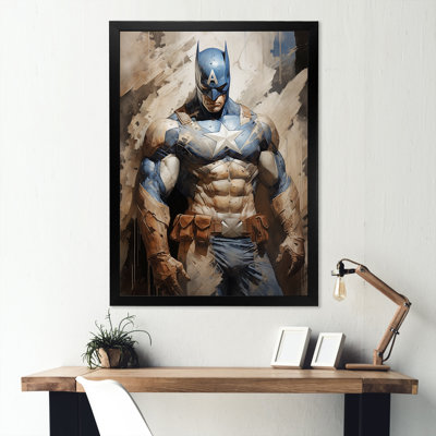 «Darkness Superheros III», reproduction sur toile