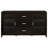 3-Drawer Rectangular TV Console