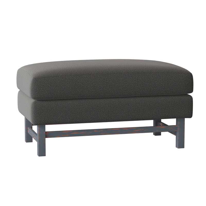 Edward Ottoman, Margaret Uniform, Vintage Ebony