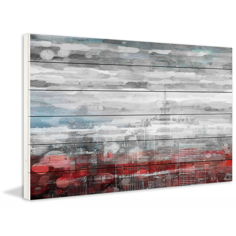 « satellite vision » par parvez taj,, photographie non encadrée sur bois, H 24 po x l 36 po x P 1,5 po