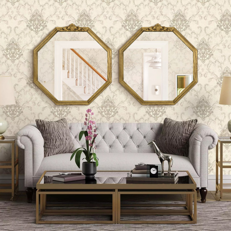 Miroir mural Mcpherson, 27,56 po x 27,56 po