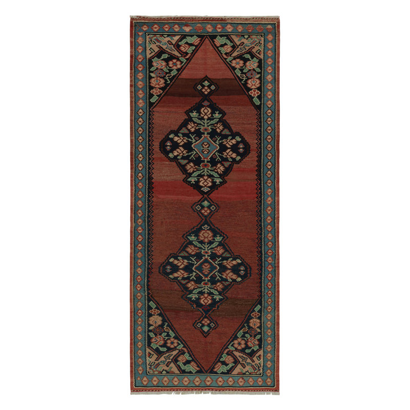 One-of-a-Kind 3'8" X 8'10" Hand Knotted Area Rug
