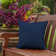 Housse et insert de coussin carré extérieur ARDEN Ruby