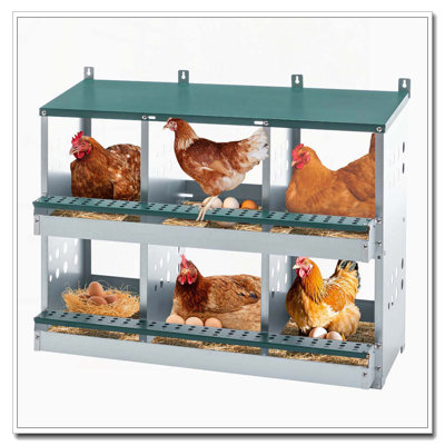 Boîte de nidification à 6 compartiments