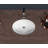 Go Peak Track 13.4'' Ceramic Oval Bathroom Sink with Overflow