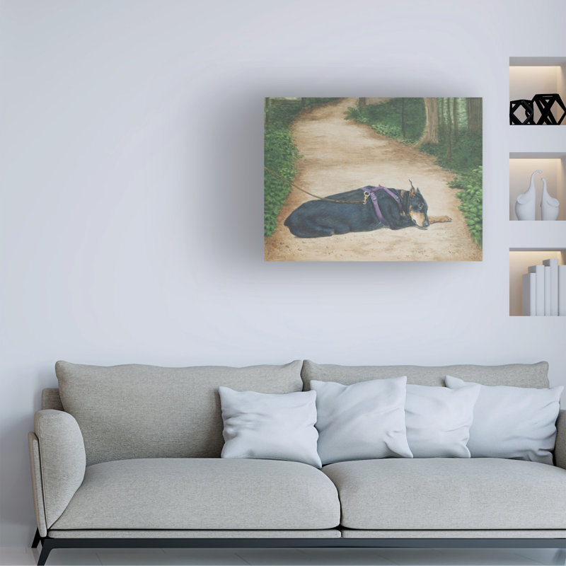 Œuvre sur toile «ologic », Darlene Pavlovich, H 14 po x l 19 po