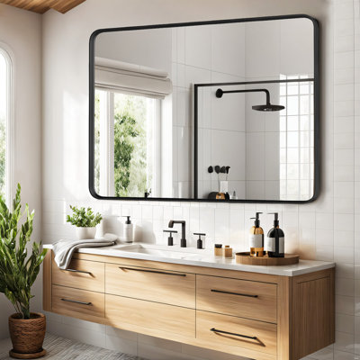 Asua Metal Rectangle Mirror