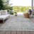 Machine Washable Indoor/Outdoor Xhevrie Gray Rug-365819517