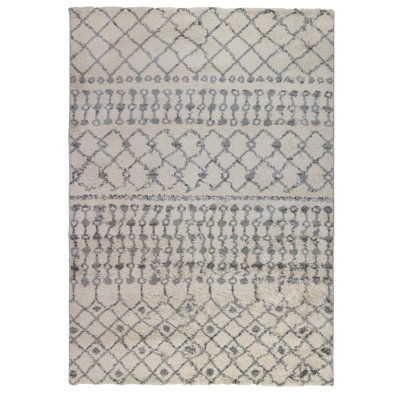 Tapis ivoire / gris Frieso