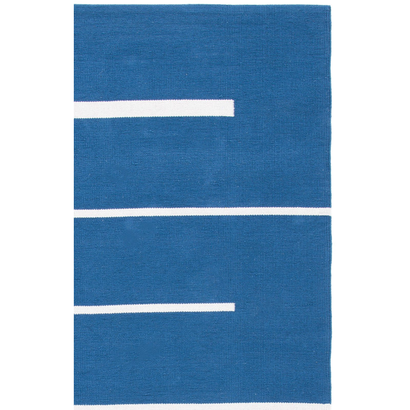 Estrelita Hand Woven Cotton Striped Rug, Runner 2'3" x 8'