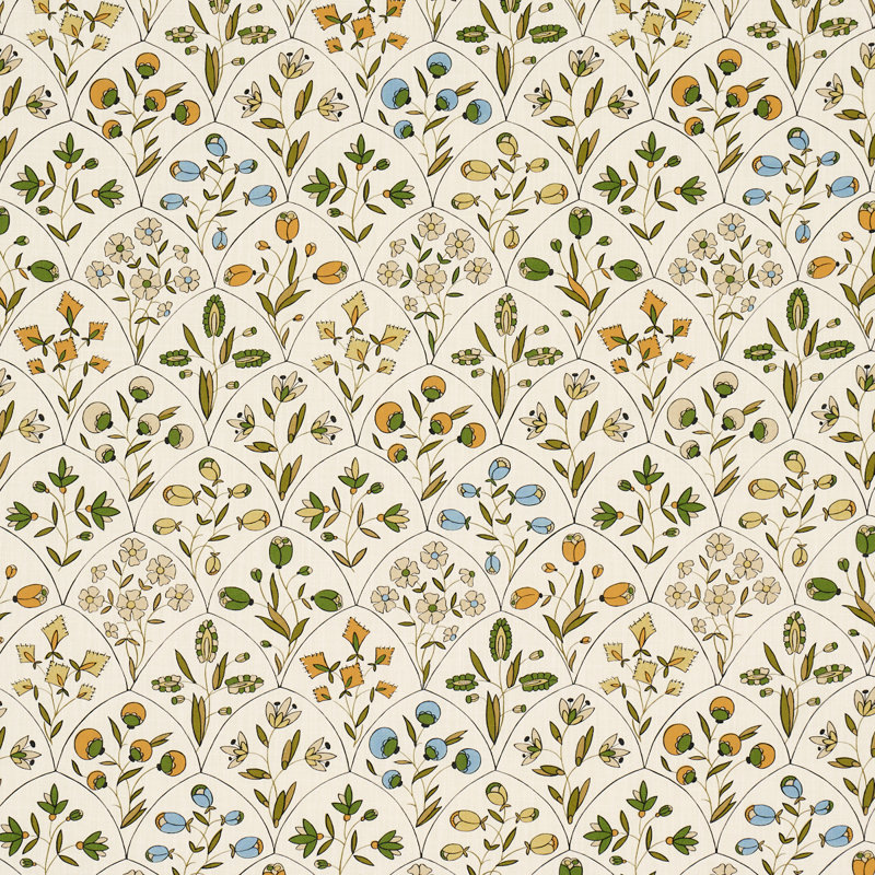 Frances Floral Indoor/Outdoor Fabric, Petal