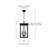 4 - Light Outdoor Hanging Lantern-509441506