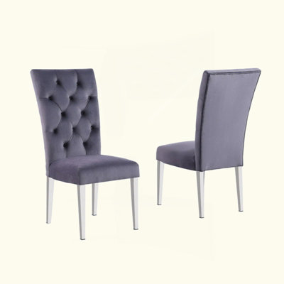 Ensemble de chaises de salle à manger rembourrées Modern Velvet
