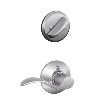 Accent Single Cylinder Interior Lever Set