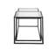 Heffington Glass Top Frame Side Table Set
