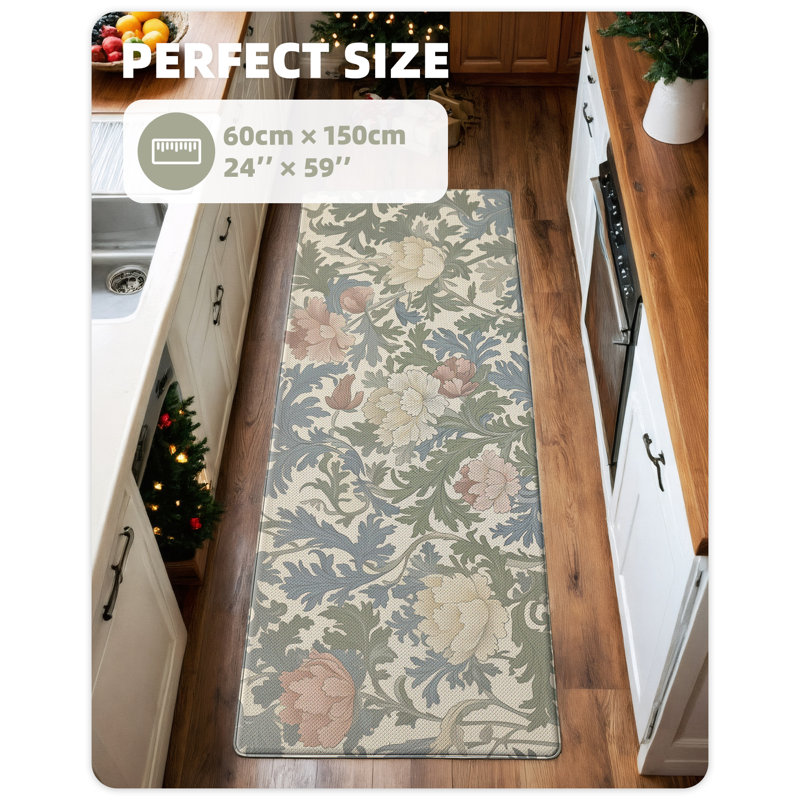 Tapis de cuisine antidérapant, Runner 2' x 7'3"