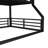 Queen Over Full XL Over Queen Triple Metal Bunk Bed With Safety Guardrails-882989641-882989646