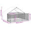 Outdoor Dog Kennel With Run Galvanised Steel-1933345444