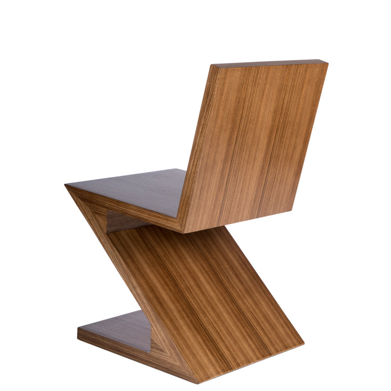 Chaise d'appoint en bois de style Mid-Century Johnston, Brun