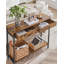 Ahmyla 100cm Solid Wood Console Table