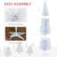 Sapin de Noël artificiel illuminé 7 pi - Support inclus