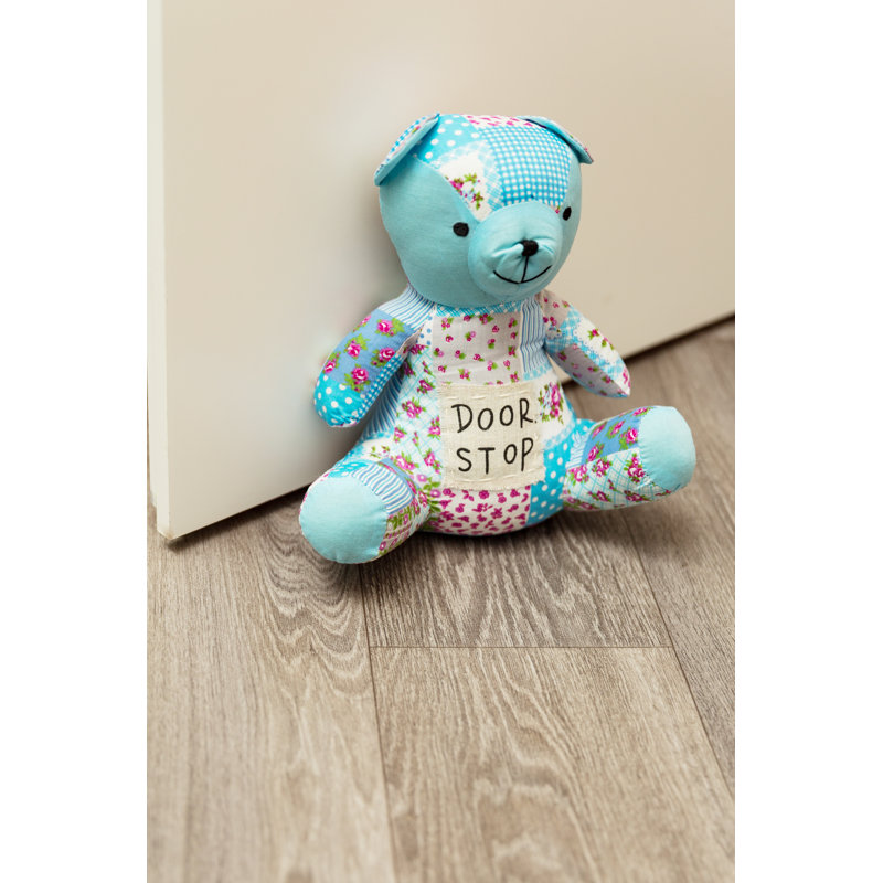 Teddy Bear Steve Fabric Door Wedge