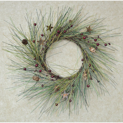 Couronne en faux pin 15 po