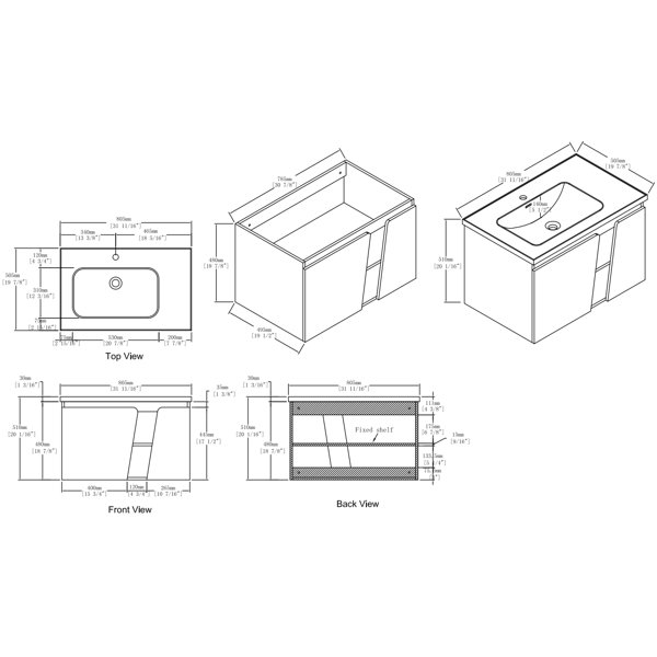 Dimensions du produit