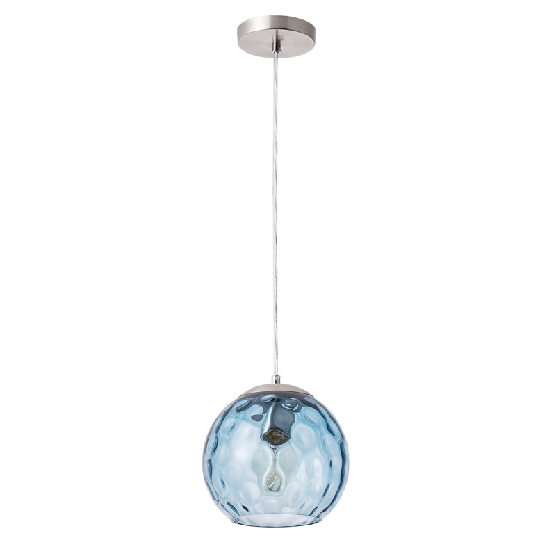 Abhaki 1 - Light Nickel Sphere Pendant