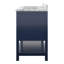 Meuble-lavabo double 61 po avec plateau en marbre Maximas-779311136