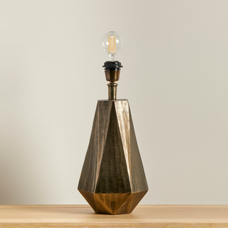 Allonzo Metal Table Lamp, Taupe