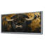 Portrait de bison noir et or I - décoration murale bison-1781603571-1685678893