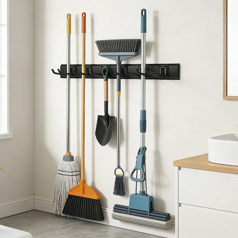 Système d'organisation mural robuste pour outils de garage - crochets réglables, rails de 48 po, capacité maximale de 450 lb